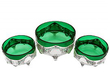 Antique Green Glass Dishes