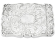 1800s Victorian Sterling Silver Card Case