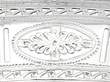 Antique Sterling Silver Basket details 