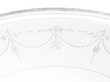 English silver tea tray Close Up