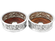 Silver Plated Coasters with Sterling Silver