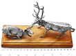Sterling Silver Deer Model