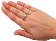 1930s Diamond Engagement Ring Wearing Hand