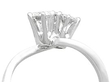 2 Stone Diamond Twist Ring
