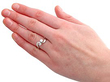 2 Stone Diamond Twist Ring