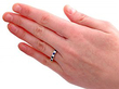 sapphire eternity ring wearing