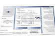 Sapphire and Diamond Ring in White Gold certificate 