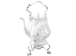 Victorian Silver Spirit Kettle