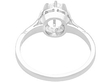 French 1920s Platinum Solitaire Ring
