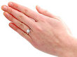 1920s Platinum Solitaire Ring Wearing