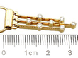 Yellow Gold Diamond Drop Pendant Ruler