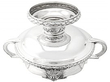 Antique Large Silver Bowl Underside 