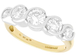 Five Stone Bezel Set Diamond Ring