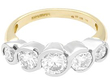 Five Stone Bezel Set Diamond Ring