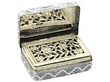 Sterling Silver Vinaigrette Lid Open 