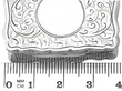 Sterling Silver Vinaigrette Size