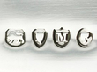 Heart Shaped Frame in Sterling Silver hallmarks