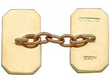 hallmarked gold cufflinks