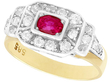 Antique Ruby and Diamond Ring
