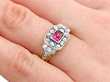 Antique Ruby and Diamond Ring