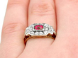 Antique Ruby and Diamond Ring