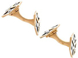antique rose gold cufflinks