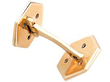 antique rose gold cufflinks