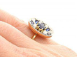 1950s Sapphire Ring in Yellow Gold