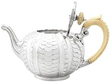 3 piece tea pot open