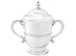silver cup and cover