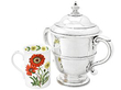 silver cup with cover