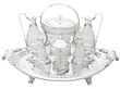 antique cut glass cruet set