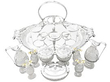 cut glass cruet set