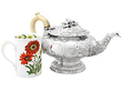 silver tea service