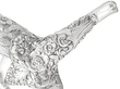 antique silver tea service