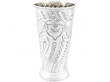 silver embossed vase