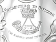 silver embossed vase detail