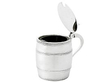 vintage sterling silver mustard pot open