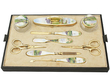 Antique Enamel Dressing Table Set