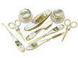 Antique Enamel Dressing Table Set