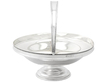 silver cake fruit basket