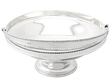 silver cake fruit basket