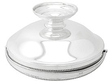 silver cake fruit basket