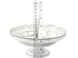 silver cake fruit basket