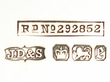Sterling Silver Basket hallmarks