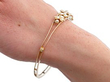 pearl and gold bangle