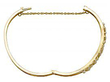 Victorian Gold Bangle with Pearls Clasp