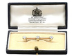 Antique Diamond Bar Brooch