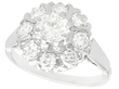 vintage diamond cluster ring