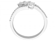 Vintage White Gold and Diamond Twist Cocktail Ring